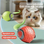 Smart Interactive Cat Toy Ball – Auto Rolling USB Rechargeable Cat Toy for Indoor Cats