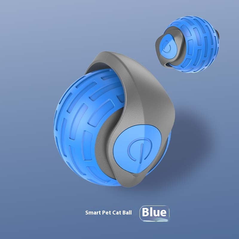Smart Interactive Cat Toy Ball – Auto Rolling USB Rechargeable Cat Toy for Indoor Cats