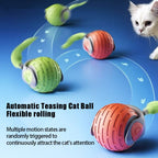 Smart Interactive Cat Toy Ball – Auto Rolling USB Rechargeable Cat Toy for Indoor Cats