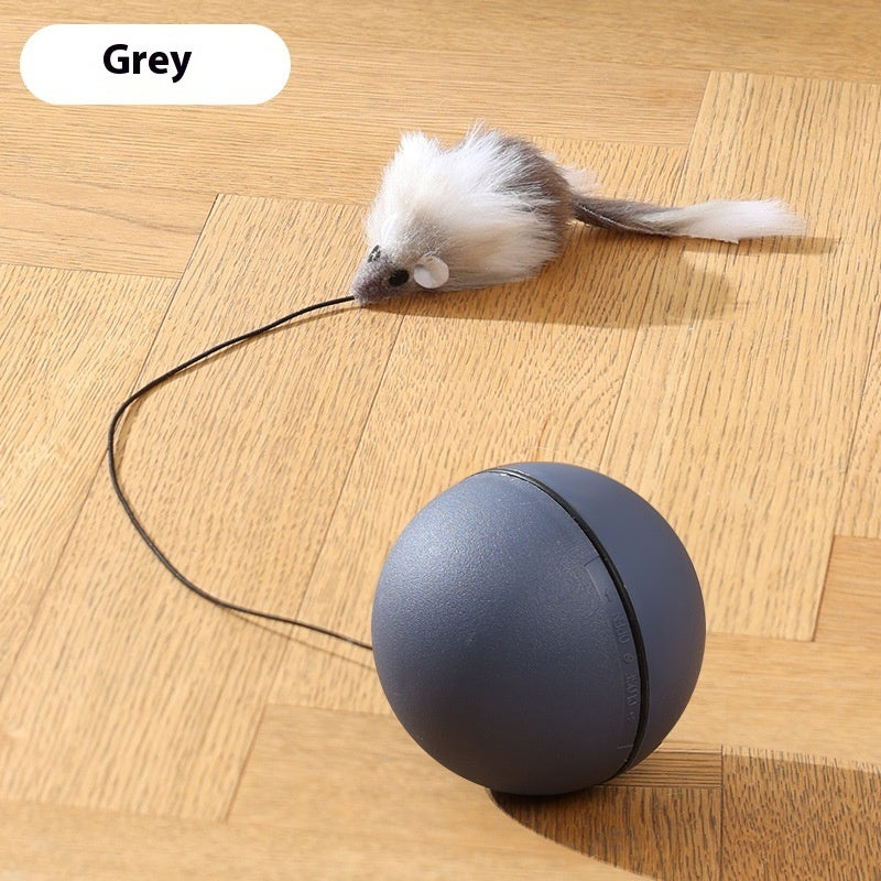 Automatic Rolling Mouse Teaser Ball for Cats & Dogs | Fun Cat Supplies for Play & Exercise